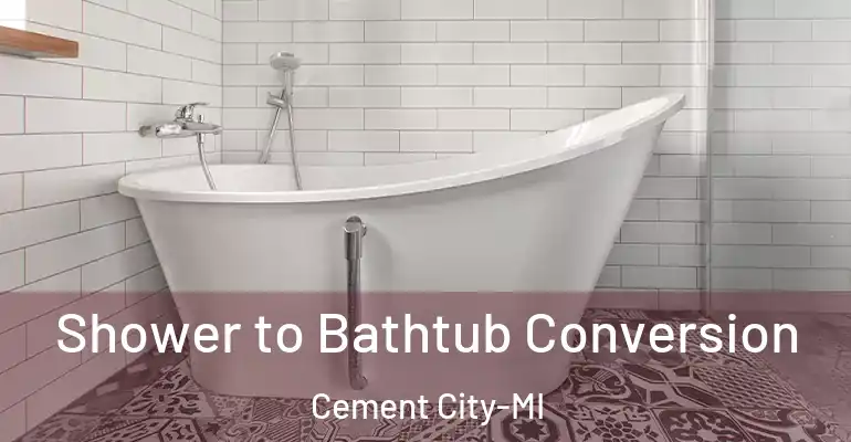 inner Bathroom imggen Shower to Bathtub Conversion Cement City-MI